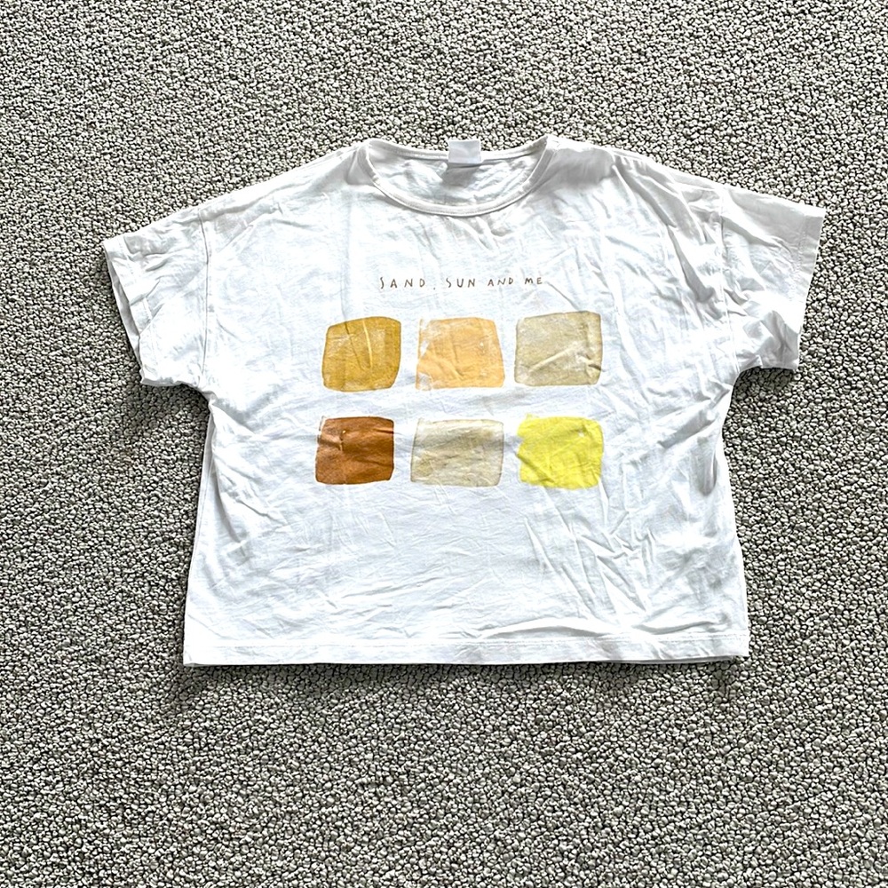 Zara girls t-shirt. Size 11/12. White